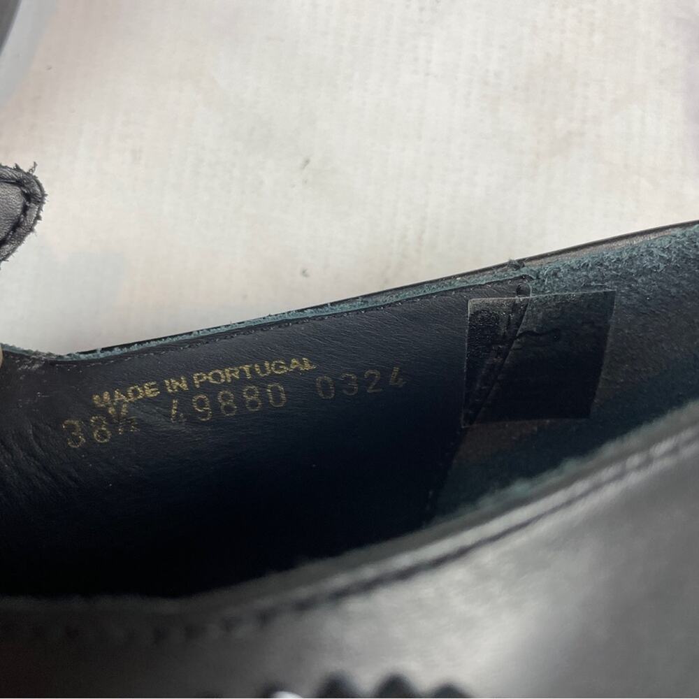 The Office of Angela Scott Miss Margo Black Mary Jane Flats NWOB Sz 38.5 - Picture 10 of 12